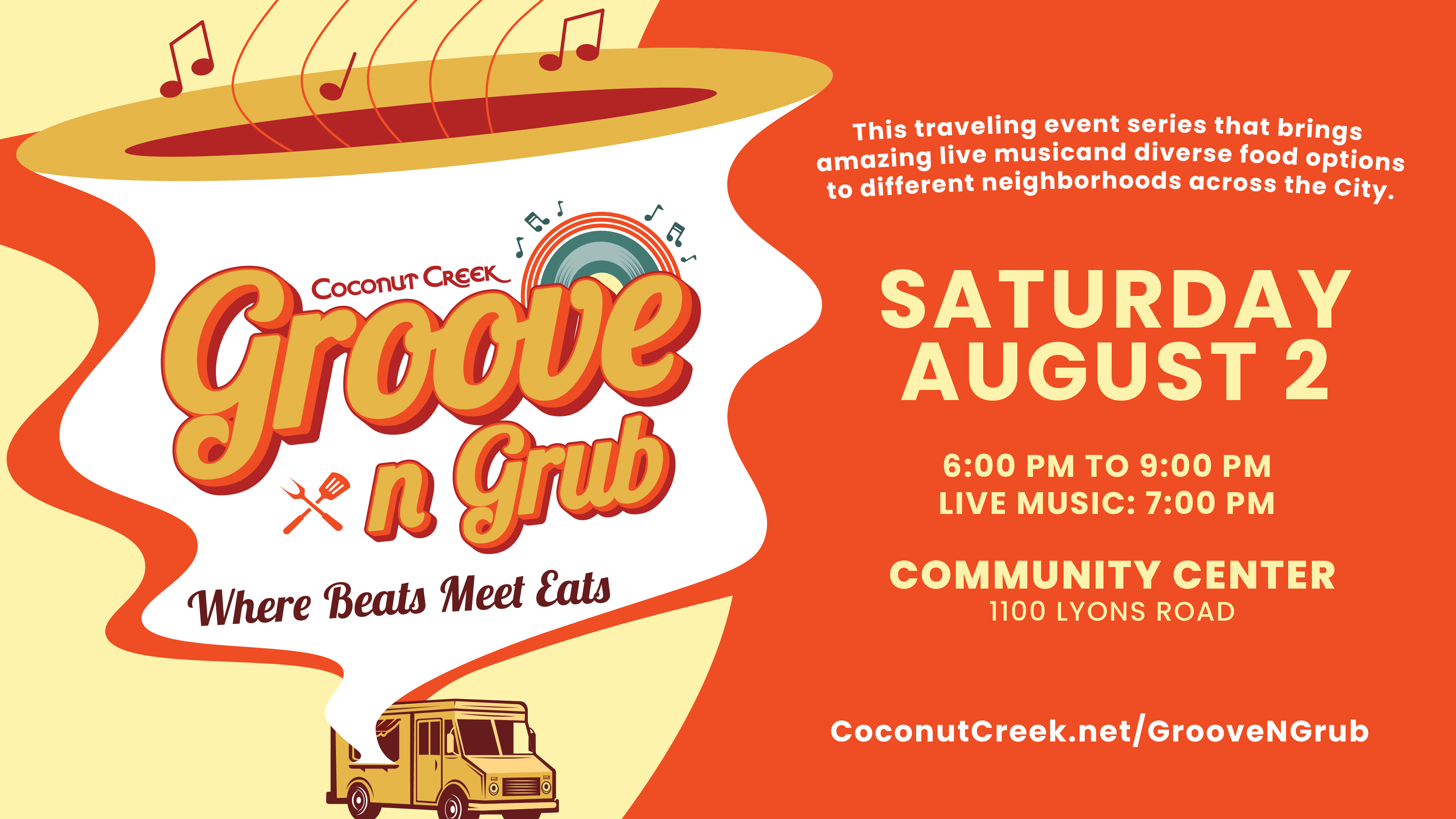 Coconut Creek Groove N Grub August 2