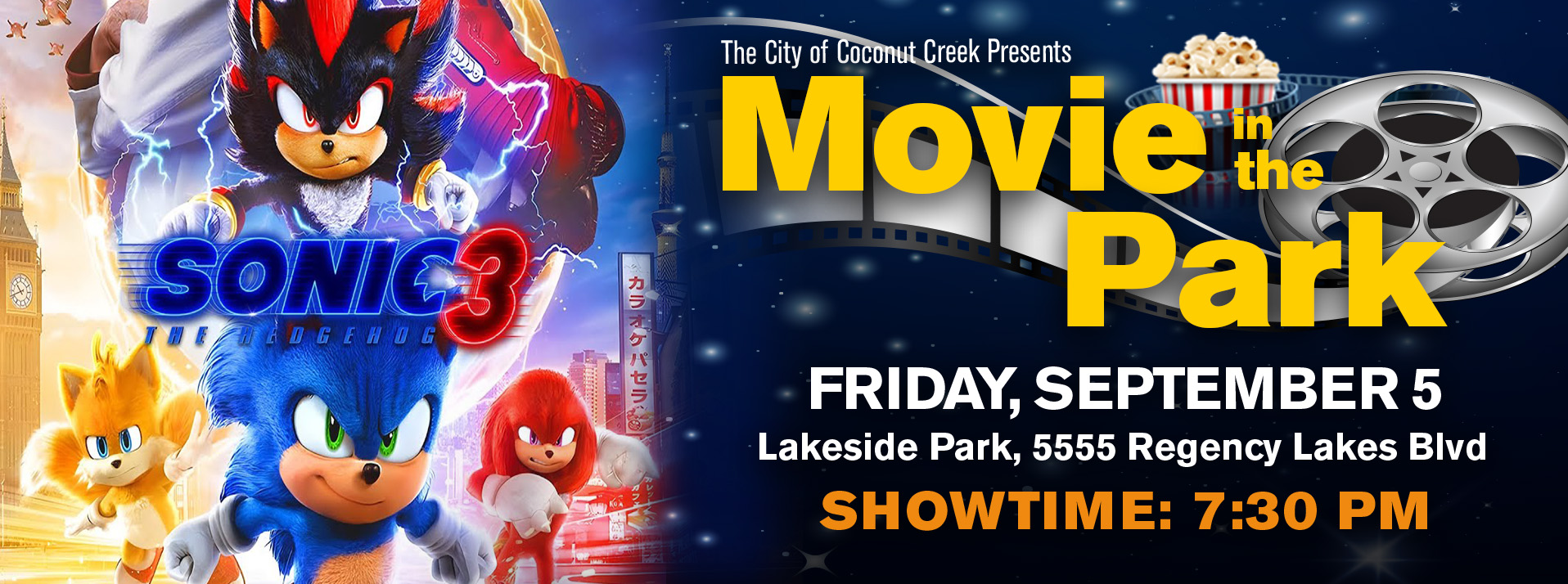 Movie In The Park - Sonic 3