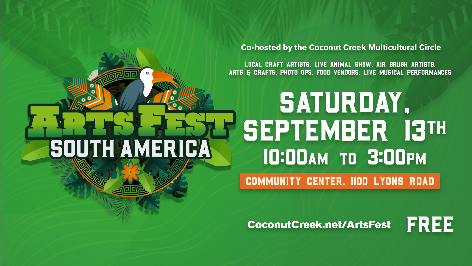 Coconut Creek ArtsFest 2025: South America